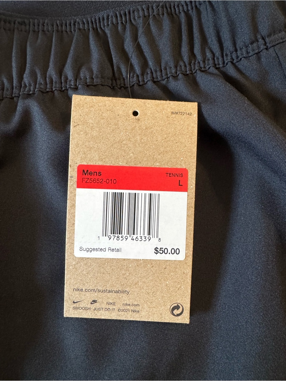 Nike Men’s Dri-Fit 7in Black Shorts (still has tag) - Picture 3 of 3